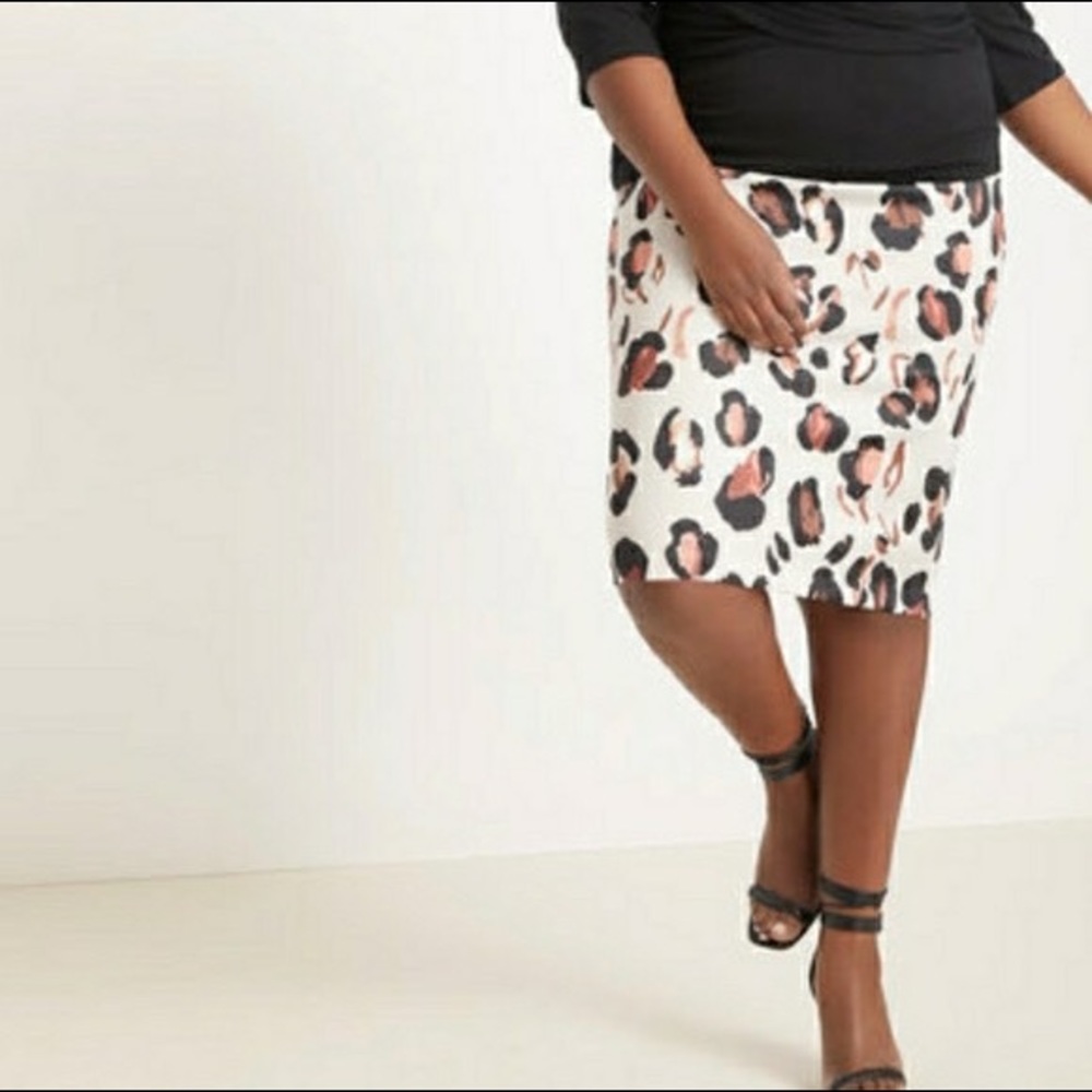 NWT eloquii neoprene pencil skirt